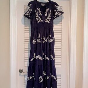 Anthropologie | Dresses | Anthropologie Maxi Dress Somerset Navy Embroidered Floral Print Petite Medium | Poshmark Anthropologie | Dresses | Anthropologie Maxi Dress Somerset Navy Embroidered Floral Print Petite Medium | Poshmark